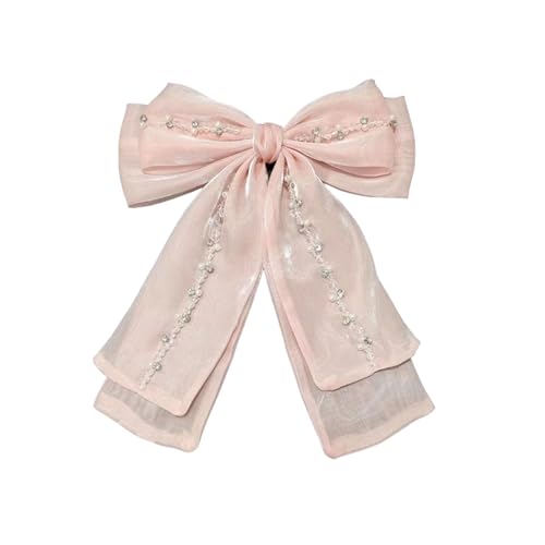 Hkfgdjdl Schöne Schleifen, dekorative Schleifen, handgefertigt, Geschenkverpackung, Schleife, schöne Schleife mit Perlen für Kleidung, Tasche, Dekoration Hkfgdjdl Schöne Schleifen, dekorative Schleifen, handgefertigt, Geschenkverpackung, Schleife, schöne Schleife mit Perlen für Kleidung, Tasche, Dekoration von Hkfgdjdl