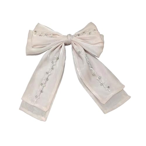 Hkfgdjdl Schöne Schleifen, dekorative Schleifen, handgefertigt, Geschenkverpackung, Schleife, schöne Schleife mit Perlen für Kleidung, Tasche, Dekoration Hkfgdjdl Schöne Schleifen, dekorative Schleifen, handgefertigt, Geschenkverpackung, Schleife, schöne Schleife mit Perlen für Kleidung, Tasche, Dekoration von Hkfgdjdl