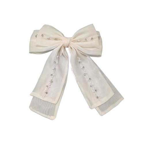 Hkfgdjdl Schöne Schleifen, dekorative Schleifen, handgefertigt, Geschenkverpackung, Schleife, schöne Schleife mit Perlen für Kleidung, Tasche, Dekoration Hkfgdjdl Schöne Schleifen, dekorative Schleifen, handgefertigt, Geschenkverpackung, Schleife, schöne Schleife mit Perlen für Kleidung, Tasche, Dekoration von Hkfgdjdl