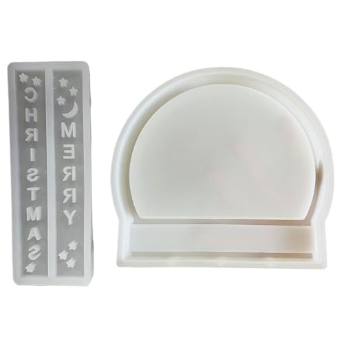 Hkfgdjdl Silikonharz-Formen-Set, Wandbehang, Dekoration, Formen, Schmuck, Basteln, Silikon-Textur für handgefertigte Ornamente, 2 Stück von Hkfgdjdl