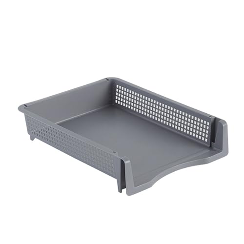 Hkfgdjdl Stapelbare Briefablage, platzsparend, Dokumentenablage, vertikal, horizontal, rechteckig, Schreibtisch-Organizer Hkfgdjdl Stapelbare Briefablage, platzsparend, Dokumentenablage, vertikal, horizontal, rechteckig, Schreibtisch-Organizer von Hkfgdjdl