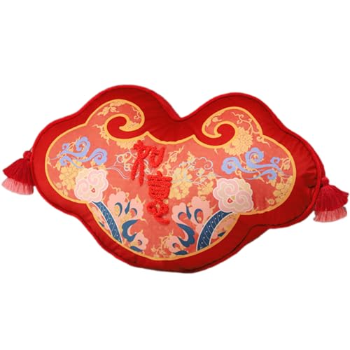 Hkfgdjdl Stickkissen, Samt, getuftetes Kissen mit Füllungen, Sofa, Rückenlehne, Heimdekokissen von Hkfgdjdl