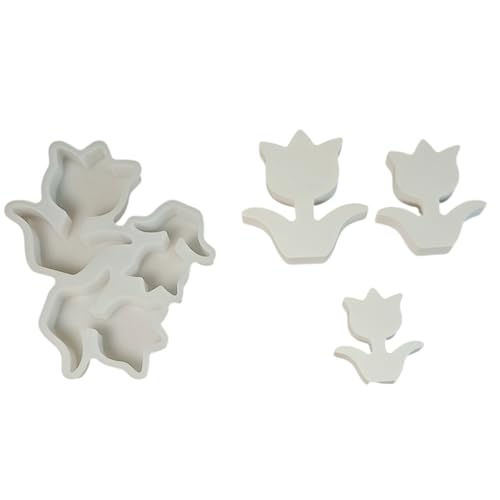Hkfgdjdl Tulpenformen, Ornament-Formen, Silikonform, Blumenformen, Backformen, Betonformen, Gießformen für Heimdekorationen Hkfgdjdl Tulpenformen, Ornament-Formen, Silikonform, Blumenformen, Backformen, Betonformen, Gießformen für Heimdekorationen von Hkfgdjdl