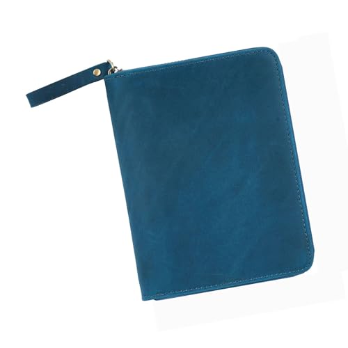 Hkfgdjdl Vintage-Ledereinband mit Reißverschluss für 8,9 x 14,9 cm große Taschenfeld-Notizblöcke, Leder-Tagebuch-Schutzhülle Hkfgdjdl Vintage-Ledereinband mit Reißverschluss für 8,9 x 14,9 cm große Taschenfeld-Notizblöcke, Leder-Tagebuch-Schutzhülle von Hkfgdjdl
