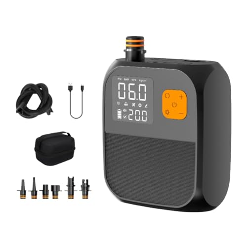 Hklshyd 8000mAh Kabellose Elektrische Luftpumpe LED-Beleuchtung Luftkompressor Sup Aufblasbare Pumpe für Auto Surfen Paddle Board Boot Hklshyd 8000mAh Kabellose Elektrische Luftpumpe LED-Beleuchtung Luftkompressor Sup Aufblasbare Pumpe für Auto Surfen Paddle Board Boot von Hklshyd