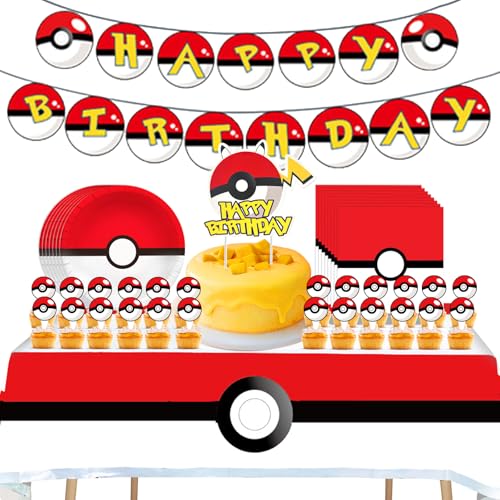 57 Stück Partygeschirr Set, Partygeschirr Kindergeburtstag Deko mit Geburtstag Banner, Tischtuch, Tortendeko, Pappteller, Servietten, Partygeschirr Satz für 10 Gäste 57 Stück Partygeschirr Set, Partygeschirr Kindergeburtstag Deko mit Geburtstag Banner, Tischtuch, Tortendeko, Pappteller, Servietten, Partygeschirr Satz für 10 Gäste von Hkyiowdp