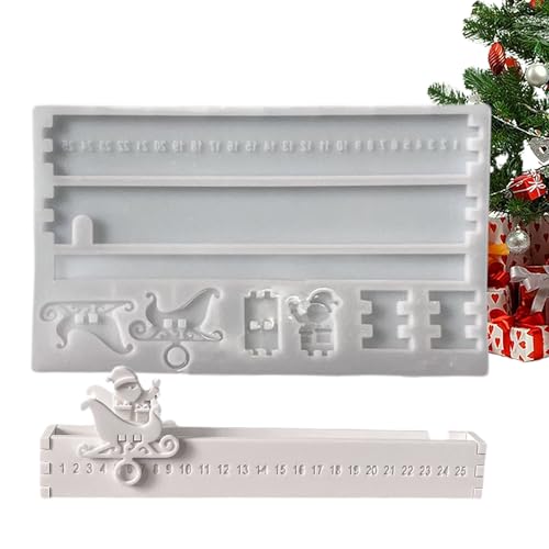 Hlagmix Holiday Countdown Kalender Form,Festive Silikonformen Für Weihnachtsschmuck | Bastelbedarf Gießformen Für Seife Kerzenwachs Gips Feierlichkeiten Party Kunstkurs Erwachsene Hlagmix Holiday Countdown Kalender Form,Festive Silikonformen Für Weihnachtsschmuck | Bastelbedarf Gießformen Für Seife Kerzenwachs Gips Feierlichkeiten Party Kunstkurs Erwachsene von Hlagmix