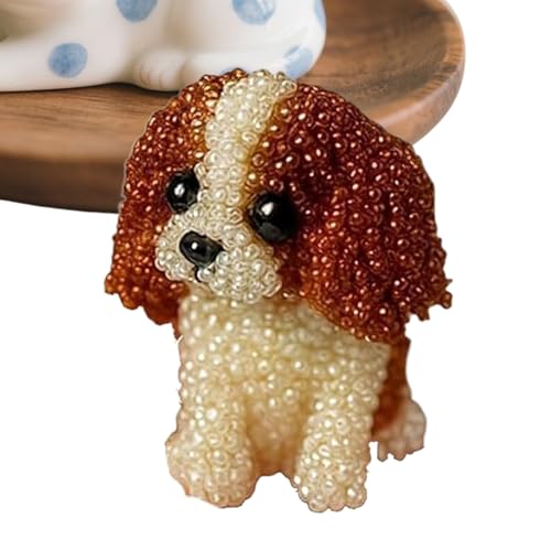 Hlagmix Perlenstickerei Set Für Anfänger, Dreidimensionales Perlenstickerei-Set mit einem Hundedesign, Nähkunst mit Fäden Bastelzubehör für Tierliebhaber Erwachsene und Jugendliche zur Herstellung von Hlagmix Perlenstickerei Set Für Anfänger, Dreidimensionales Perlenstickerei-Set mit einem Hundedesign, Nähkunst mit Fäden Bastelzubehör für Tierliebhaber Erwachsene und Jugendliche zur Herstellung von von Hlagmix