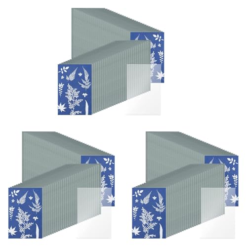 Hlennotor 183-Teiliges Sonnendruckpapier, Cyanotypie-Papier-Kit, Solar-Zeichenpapier, Empfindlichkeit, Sonnendruck, Naturdruckpapier (5,9 X 3,9) von Hlennotor