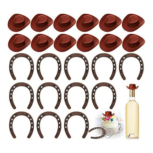 Hlennotor 24 St¨¹ck Western-Themen Gl¨¹ckshufeisen Ornament und Mini-Cowboyhut Handwerks-Miniatur-Pferdeschuhe Hochzeitsgeschenkset Langlebig Einfach zu Bedienen Hohe Qualit?t Hlennotor 24 St¨¹ck Western-Themen Gl¨¹ckshufeisen Ornament und Mini-Cowboyhut Handwerks-Miniatur-Pferdeschuhe Hochzeitsgeschenkset Langlebig Einfach zu Bedienen Hohe Qualit?t von Hlennotor