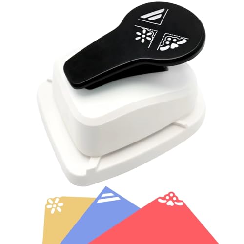 Hlennotor Craft Corner Label Decor Puncher Papierschneider f¨¹r Scrapbooking -Kartenherstellung 3in1 Loch Stanzen f¨¹r Spitze von Hlennotor