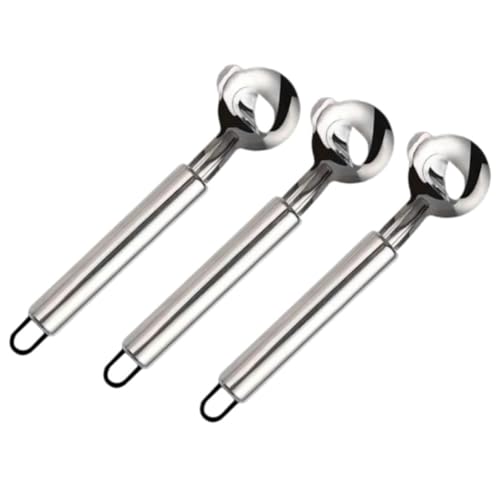 Hlennotor Cuchara Pelador de Nopales, 3 Pack Cactus Peeler, 2025 Neuer Edelstahl-Multifunktions-Schale-Messer-Werkzeug Aus Edelstahl von Hlennotor