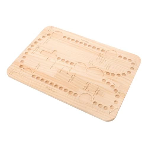 Hlennotor Holzperlenbrett, Perlenwerkzeuge für die Schmuckherstellung, Tablett, Rosenkranz, DIY-Armband, Hilfswerkzeug, Halskette, Armbänder, Designbrett von Hlennotor