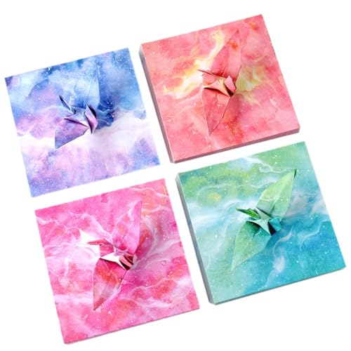 Hlennotor Origami-Papier 400 Blätter, Fantasy Starry- Doppelseitig, 4 Designs Kit für Scrapbook Decor Hlennotor Origami-Papier 400 Blätter, Fantasy Starry- Doppelseitig, 4 Designs Kit für Scrapbook Decor von Hlennotor
