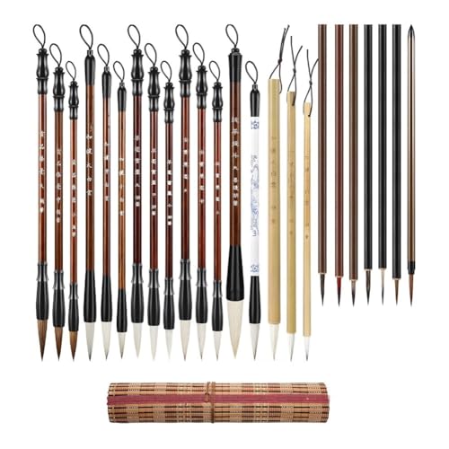 Hlennotor Set Von 25 Verschiedenen Pinsel mit Weichen Ziegenhaaren und Gemischten Spitzen f¨¹r Verschiedene Malstriche Hlennotor Set Von 25 Verschiedenen Pinsel mit Weichen Ziegenhaaren und Gemischten Spitzen f¨¹r Verschiedene Malstriche von Hlennotor