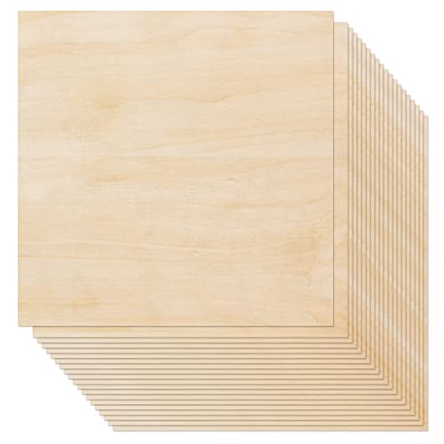 20 Stück Lindenholzplatten 1/16-12x12x1/16 Zoll – unlackierte Holzbretter zum Basteln, Sperrholzplatten mit glatten Oberflächen – Handwerk Holz perfekt zum Laserschneiden, Architekturmodelle, Zeichnen 20 Stück Lindenholzplatten 1/16-12x12x1/16 Zoll – unlackierte Holzbretter zum Basteln, Sperrholzplatten mit glatten Oberflächen – Handwerk Holz perfekt zum Laserschneiden, Architekturmodelle, Zeichnen von Hlimior