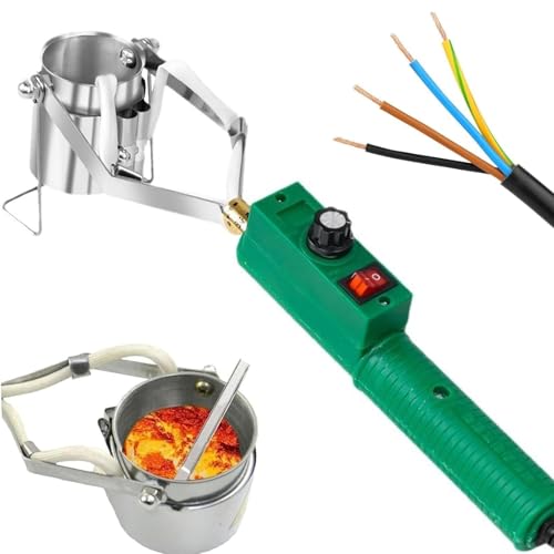 Hlixzoy 600w,Elektrischer Metallschmelzofen, Desktop Tragbarer Bleischmelzer Elektriker Heimdekoration Heißer Zinntopf, 150-450 °C Temperatur Metallschmelztiegel, Geeignet Zum Angeln Gewicht Form Hlixzoy 600w,Elektrischer Metallschmelzofen, Desktop Tragbarer Bleischmelzer Elektriker Heimdekoration Heißer Zinntopf, 150-450 °C Temperatur Metallschmelztiegel, Geeignet Zum Angeln Gewicht Form von Hlixzoy