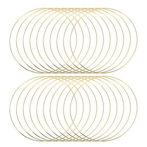 Hlxnyami 20 Stücke 30 cm Große Metall Girlande Girlande Quaste Gold Bastel Ring DIY Hochzeits Kranz Dekoration, Jagd und Wand Behang Basteln Hlxnyami 20 Stücke 30 cm Große Metall Girlande Girlande Quaste Gold Bastel Ring DIY Hochzeits Kranz Dekoration, Jagd und Wand Behang Basteln von Hlxnyami