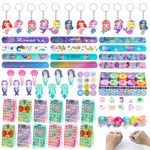 Hmfmdy Kindergeburtstag Party Mitgebsel Set, Kinder Meerjungfrau Party, Geburtstag Deko Gastgeschenke, Party Favor Spielzeug, Give Aways Kinder Gastgeschenk Party Supplies für Mädchen - 70pcs Hmfmdy Kindergeburtstag Party Mitgebsel Set, Kinder Meerjungfrau Party, Geburtstag Deko Gastgeschenke, Party Favor Spielzeug, Give Aways Kinder Gastgeschenk Party Supplies für Mädchen - 70pcs von Hmfmdy