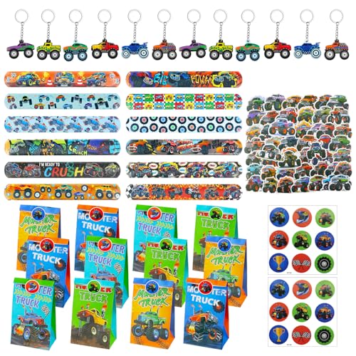 Hmfmdy Monster Truck kindergeburtstag Party Mitgebsel, 86 Stück Monster Truck Party Geschenke, Racing Car Party Mitgebsel, Party-Geschenk-Spielzeug, Party Give Aways Für Jungen Mädche Hmfmdy Monster Truck kindergeburtstag Party Mitgebsel, 86 Stück Monster Truck Party Geschenke, Racing Car Party Mitgebsel, Party-Geschenk-Spielzeug, Party Give Aways Für Jungen Mädche von Hmfmdy