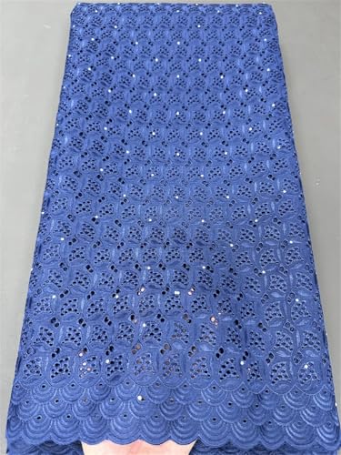 Tüll-Spitzenstoff zum Nähen von Kleid, Baumwollstickerei, Hochzeits-Party-Stoff, 2 x 4,5 m Tüll-Spitzenstoff zum Nähen von Kleid, Baumwollstickerei, Hochzeits-Party-Stoff, 2 x 4,5 m von Hndudnff
