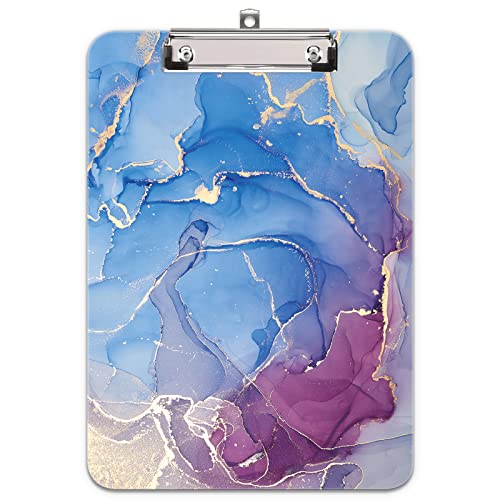 Hnogri Klemmbrett A4 Kunststoff, Mode-Design Klemmmappe A4 Bürobedarf & Schreibwaren für Rechtsanwälte Schüler Lehrer und Kinder, Clipboard Standardgröße 32 x 22 CM, Marmor mit Farbverlauf Hnogri Klemmbrett A4 Kunststoff, Mode-Design Klemmmappe A4 Bürobedarf & Schreibwaren für Rechtsanwälte Schüler Lehrer und Kinder, Clipboard Standardgröße 32 x 22 CM, Marmor mit Farbverlauf von Hnogri