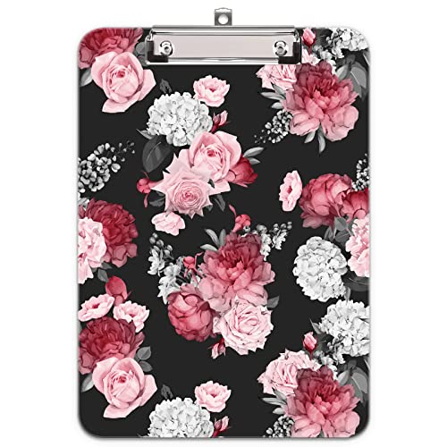 Hnogri Klemmbrett A4 Kunststoff, Mode-Design Klemmmappe A4 Bürobedarf & Schreibwaren für Rechtsanwälte Schüler Lehrer und Kinder, Clipboard Standardgröße 32 x 22 CM, Pinke Rose Hnogri Klemmbrett A4 Kunststoff, Mode-Design Klemmmappe A4 Bürobedarf & Schreibwaren für Rechtsanwälte Schüler Lehrer und Kinder, Clipboard Standardgröße 32 x 22 CM, Pinke Rose von Hnogri