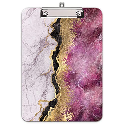 Hnogri Klemmbrett A4 Kunststoff, Mode-Design Klemmmappe A4 Bürobedarf & Schreibwaren für Rechtsanwälte Schüler Lehrer und Kinder, Clipboard Standardgröße 32 x 22 CM, Rosa Gold Hnogri Klemmbrett A4 Kunststoff, Mode-Design Klemmmappe A4 Bürobedarf & Schreibwaren für Rechtsanwälte Schüler Lehrer und Kinder, Clipboard Standardgröße 32 x 22 CM, Rosa Gold von Hnogri