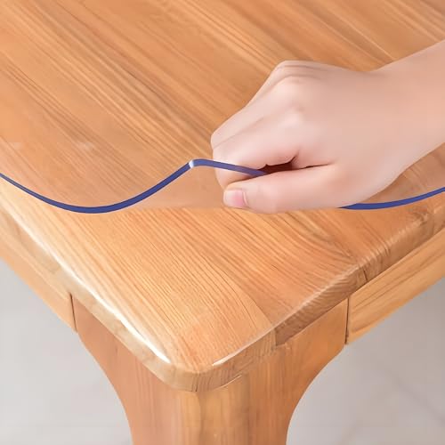 HoSwag Kristallklare PVC-Tischdecke, 106,7 x 228,6 cm, wasserdicht, 2 mm dick, für Tisch, Schreibtisch, Couchtisch, Werkbank, Kommode, TV-Ständer, Theke HoSwag Kristallklare PVC-Tischdecke, 106,7 x 228,6 cm, wasserdicht, 2 mm dick, für Tisch, Schreibtisch, Couchtisch, Werkbank, Kommode, TV-Ständer, Theke von HoSwag