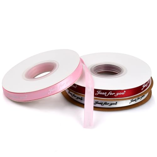 10MM Geschenkband, 34M Schleifenband, Geschenkbänder, Dekoband Stoffband Set für Basteln, Geschenk, Verpacken, Hochzeit 10MM Geschenkband, 34M Schleifenband, Geschenkbänder, Dekoband Stoffband Set für Basteln, Geschenk, Verpacken, Hochzeit von HoaaiGo