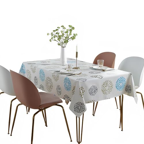 Tischdecke Rechteckig,Garten Tischdecken,Pflegeleicht Wachstischdecke,Tischdecke Wachstischdecke,Tischtuch Abwischbar Ölbeständig,Fleckschutz Pflegeleicht für Drinnen Draussen Garten 140 * 180cm Tischdecke Rechteckig,Garten Tischdecken,Pflegeleicht Wachstischdecke,Tischdecke Wachstischdecke,Tischtuch Abwischbar Ölbeständig,Fleckschutz Pflegeleicht für Drinnen Draussen Garten 140 * 180cm von HoaaiGo