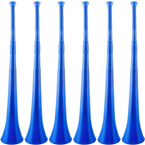 Hoarost Vuvuzela Trompetenhorn aus Kunststoff, zusammenklappbar, für Sportveranstaltungen, Sportveranstaltungen, Abschlussfeiern, Partygeschenke, Blau, 6 Stück Hoarost Vuvuzela Trompetenhorn aus Kunststoff, zusammenklappbar, für Sportveranstaltungen, Sportveranstaltungen, Abschlussfeiern, Partygeschenke, Blau, 6 Stück von Hoarost