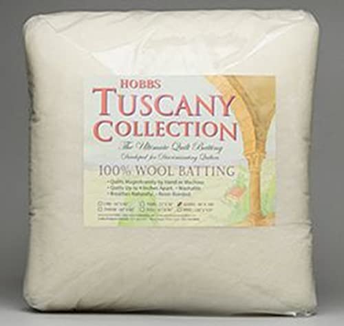 Hobbs Bonded Fibers 1888A Tuscany Wool Queen Wattierung, natur Hobbs Bonded Fibers 1888A Tuscany Wool Queen Wattierung, natur von Hobbs Bonded Fibers