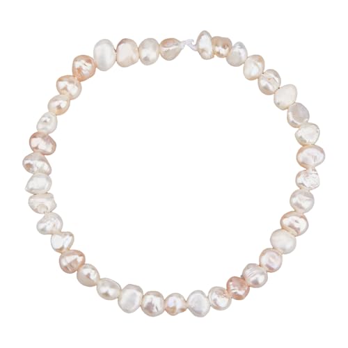 Hobbspring 1 Strang Natürliche Süßwasserperlen 37-39 Stück Weiße Barocke Zuchtperlen Unregelmäßige Kleine Perlen Lose Perlen Für Die Herstellung von Schmuck Halsketten Armbändern Und Ohrringen von Hobbspring