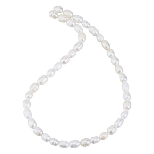 Hobbspring 1 Strang Natürliche Süßwasserperlen 55-57 Stück Barocke Zuchtperlen Unregelmäßige Kleine Perlen Lose Perlen Für Schmuck Halsketten Armbänder Basteln von Hobbspring