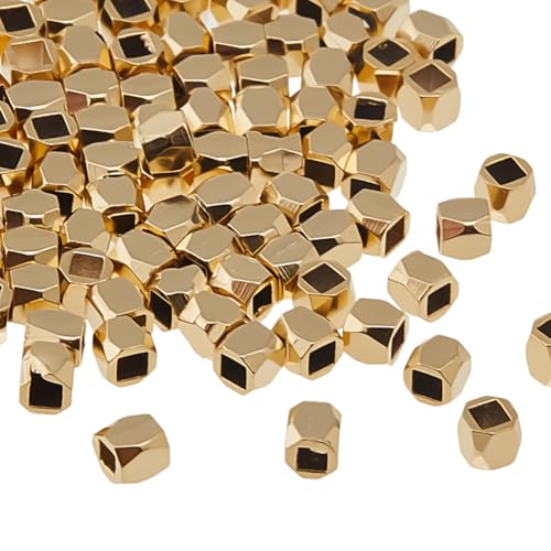 Hobbspring 100 Stück Säulen Abstandsperlen Echte 24 Karat Vergoldete Abstandsperlen Glatte Säule Facettierte Messing Loseperle Für Schmuck Halsketten Armbänder Herstellung von DIY Bastelarbeiten Hobbspring 100 Stück Säulen Abstandsperlen Echte 24 Karat Vergoldete Abstandsperlen Glatte Säule Facettierte Messing Loseperle Für Schmuck Halsketten Armbänder Herstellung von DIY Bastelarbeiten von Hobbspring