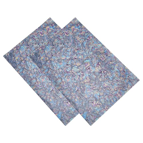 Hobbspring 11.8x7.87 Zoll Stück Abalone Muschelaufkleber Abalone Furnierblätter Mittelgrau PVC Aufkleber Muschelimitat Aufkleber Für Inlay Projekte Bastelarbeiten Handgefertigte Dekoration Mit von Hobbspring