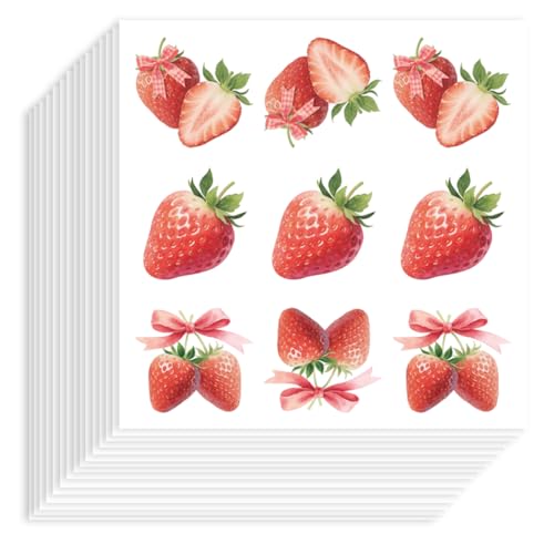 Hobbspring 180 Stück Erdbeer Selbstklebende Aufkleber 2.5cm Selbstklebendes Papier Dekorative Aufkleber Erdbeer Rosa Schleife Planer Aufklebers Für Scrapbook Kalender Basteln Party Geschenktüte Dekor Hobbspring 180 Stück Erdbeer Selbstklebende Aufkleber 2.5cm Selbstklebendes Papier Dekorative Aufkleber Erdbeer Rosa Schleife Planer Aufklebers Für Scrapbook Kalender Basteln Party Geschenktüte Dekor von Hobbspring