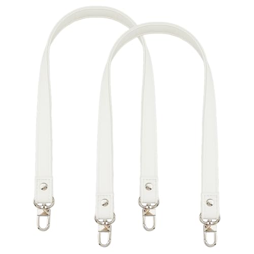 Hobbspring 2 Stück Weißer Leder Taschengurt 60cm Ersatzgriff Schultertaschengurt Nähen PU Leder Taschengurte Mit Platin Verschlüssen Aus Legierung Für Taschen Ersatzzubehör Hobbspring 2 Stück Weißer Leder Taschengurt 60cm Ersatzgriff Schultertaschengurt Nähen PU Leder Taschengurte Mit Platin Verschlüssen Aus Legierung Für Taschen Ersatzzubehör von Hobbspring