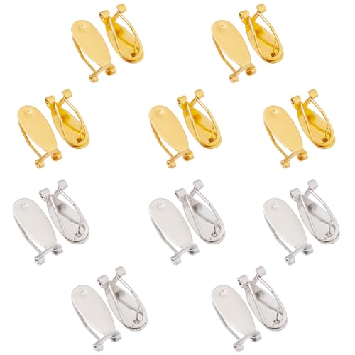 Hobbspring 20 Stück Messing Ohrstecker Beschläge 2 Stile Fingernagel Ohrstecker Französischer Ohrstecker Rohling Mit Flachen Pad Beschlägen Für DIY Ohrring Zubehör Aus Diamantharz Und Edelsteinen Hobbspring 20 Stück Messing Ohrstecker Beschläge 2 Stile Fingernagel Ohrstecker Französischer Ohrstecker Rohling Mit Flachen Pad Beschlägen Für DIY Ohrring Zubehör Aus Diamantharz Und Edelsteinen von Hobbspring