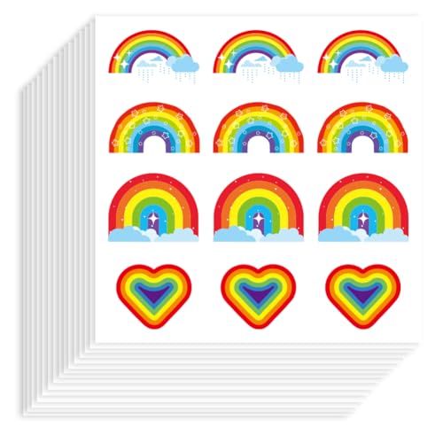 Hobbspring 240 Stück Regenbogen Selbstklebende Aufkleber 25cm Selbstklebendes Papier Dekorative Aufkleber Wasserfest Regenbogenwolken Planer Aufklebers Für Scrapbook Tagebücher Basteln Taschendekor Hobbspring 240 Stück Regenbogen Selbstklebende Aufkleber 25cm Selbstklebendes Papier Dekorative Aufkleber Wasserfest Regenbogenwolken Planer Aufklebers Für Scrapbook Tagebücher Basteln Taschendekor von Hobbspring