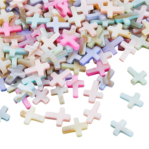 Hobbspring 30 Stück Natürliche Süßwasser Muschelperlen Kruzifix Kreuz Muschel Abstandsperlen Macaron Farbe Kreuz Muschel Lose Perlen Für Die Herstellung von Schmuck Halsketten Armbändern Und Ohrringen Hobbspring 30 Stück Natürliche Süßwasser Muschelperlen Kruzifix Kreuz Muschel Abstandsperlen Macaron Farbe Kreuz Muschel Lose Perlen Für Die Herstellung von Schmuck Halsketten Armbändern Und Ohrringen von Hobbspring