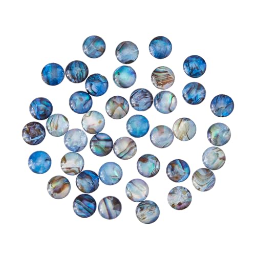 Hobbspring 40 Stück Abalone Muschel Cabochon 8mm Paua Muschel Cabochons Flache Münzen Cabochons Ohne Loch Halbrunde Bunte Muschel Cabochons Für Die Herstellung von Ohrringen Armbändern Hobbspring 40 Stück Abalone Muschel Cabochon 8mm Paua Muschel Cabochons Flache Münzen Cabochons Ohne Loch Halbrunde Bunte Muschel Cabochons Für Die Herstellung von Ohrringen Armbändern von Hobbspring