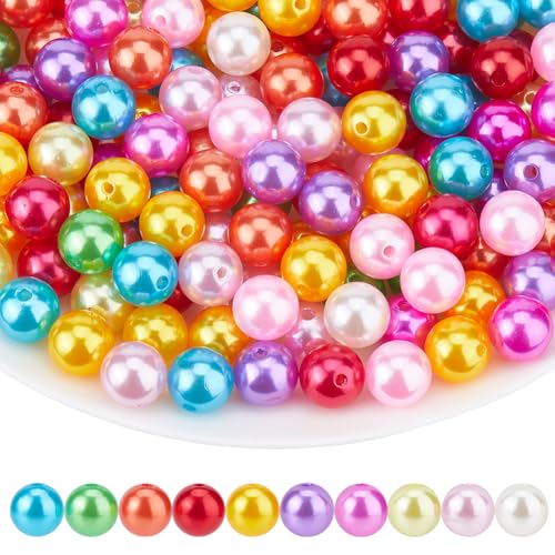 Hobbspring 70pcs ABS Kunststoff Nachahmung Perlen Perlen 14mm Handcrafted bunte lose Abstandshalter Perlen Runde Perlen mit Loch für DIY Handwerk Ohrring Armband Halskette Schmuck machen Hobbspring 70pcs ABS Kunststoff Nachahmung Perlen Perlen 14mm Handcrafted bunte lose Abstandshalter Perlen Runde Perlen mit Loch für DIY Handwerk Ohrring Armband Halskette Schmuck machen von Hobbspring