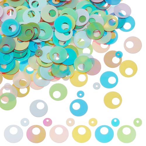 Hobbspring 90g Flache Runde Pailletten Lose Glitzerfolien Pailletten Bunte Schillernde PVC Applikationen Stickereien Bastel Pailletten Zum Nähen Basteln DIY Ornamente Zubehör Hobbspring 90g Flache Runde Pailletten Lose Glitzerfolien Pailletten Bunte Schillernde PVC Applikationen Stickereien Bastel Pailletten Zum Nähen Basteln DIY Ornamente Zubehör von Hobbspring