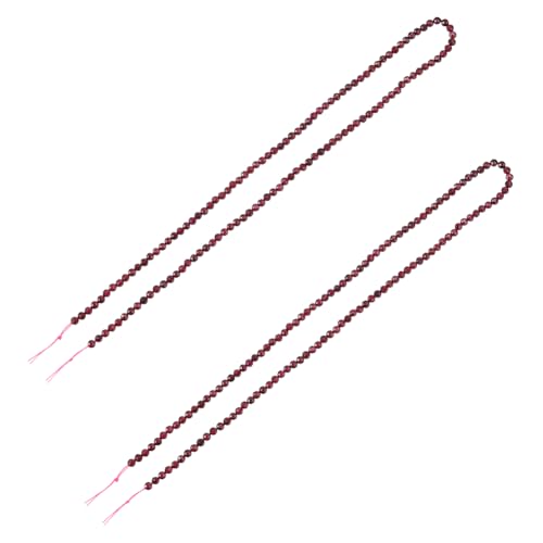 Hobbspring Ca. 218 Stück Natürliche Granatperlen 3mm Facettierte Edelsteinperlen Mini Edelstein Abstandshalterperlen Rote Lose Perlen 2 Ständer Kleine Perlenstränge Zur Schmuckherstellung Hobbspring Ca. 218 Stück Natürliche Granatperlen 3mm Facettierte Edelsteinperlen Mini Edelstein Abstandshalterperlen Rote Lose Perlen 2 Ständer Kleine Perlenstränge Zur Schmuckherstellung von Hobbspring