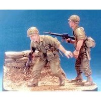 101 Airborne 1965-1966- 2 Figures w/Base von Hobby Fan