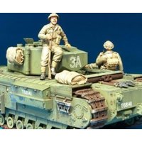 Brit. Infan. riding w/Churchill Tank /2F von Hobby Fan