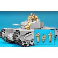 British Churchill Tank crew alamein/3fig von Hobby Fan