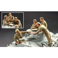 British Valentine tank crew 4 resin fig. von Hobby Fan
